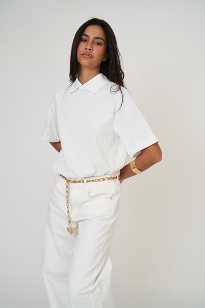 חולצת קורן - לבן