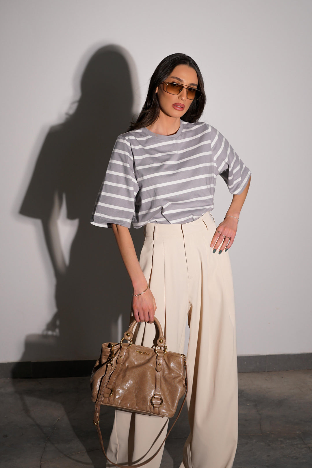 מכנסי פייטרו - לבן