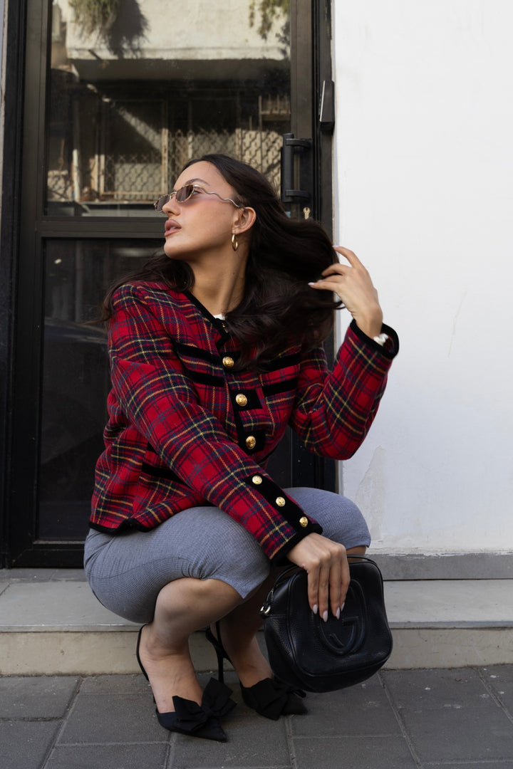 גקט אוליבר - אדום