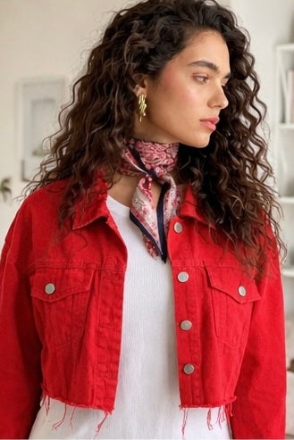 גקט גינס אדום