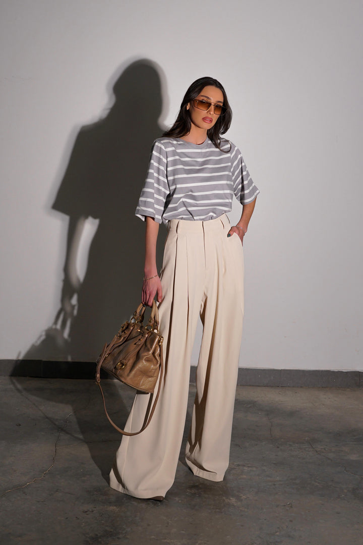 מכנסי פייטרו - לבן