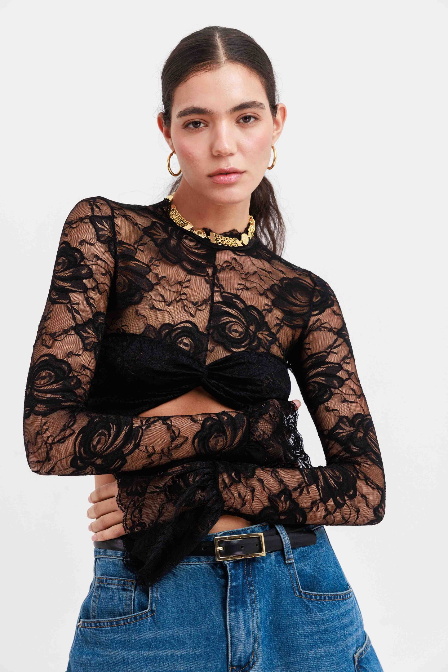 טופ קינזי - שחור