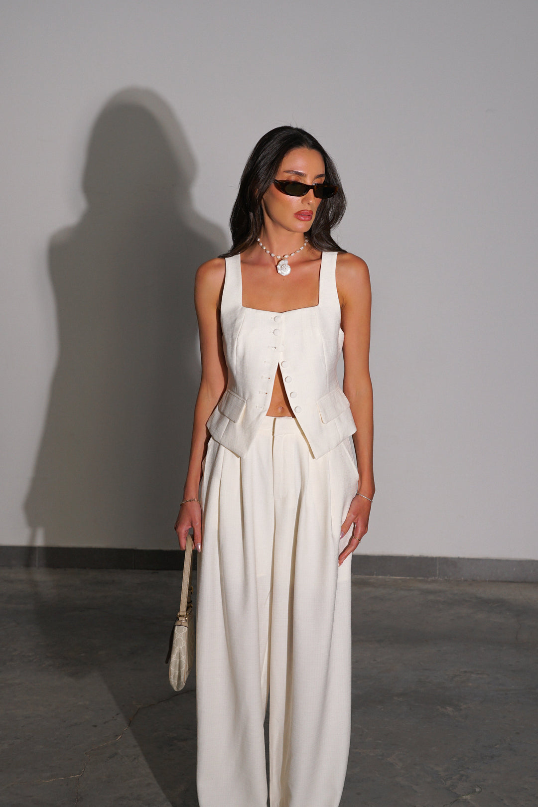 חליפת בריטני-שמנת