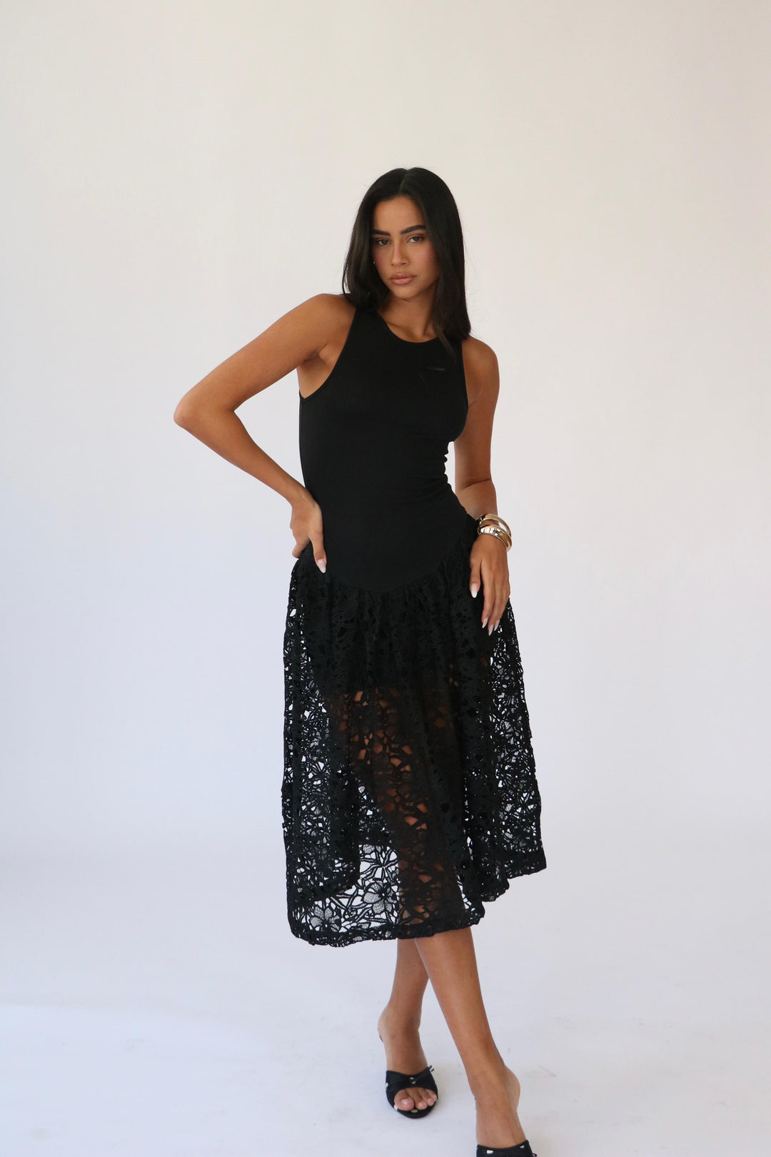 שמלת שרין -שחור