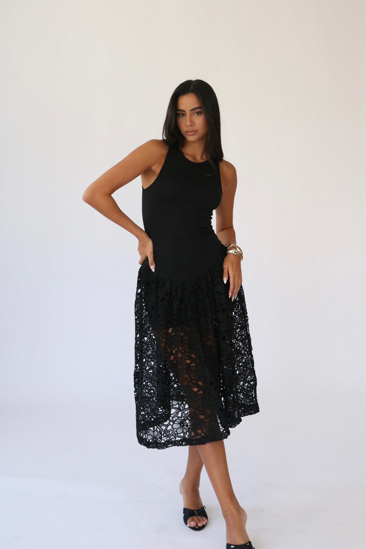 שמלת שרין -שחור