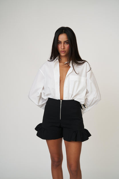 מכנסי סנדי - לבן