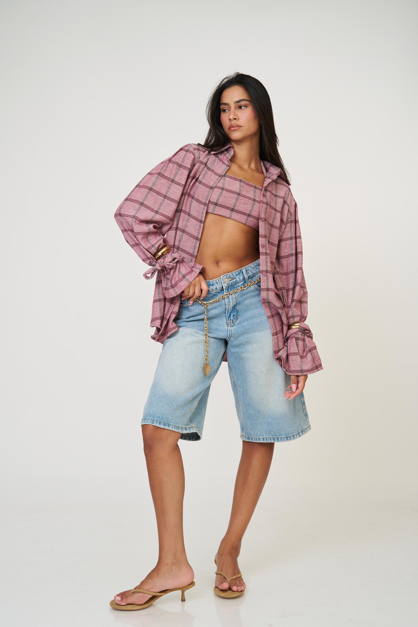 מכופתרת אניטה - אדום