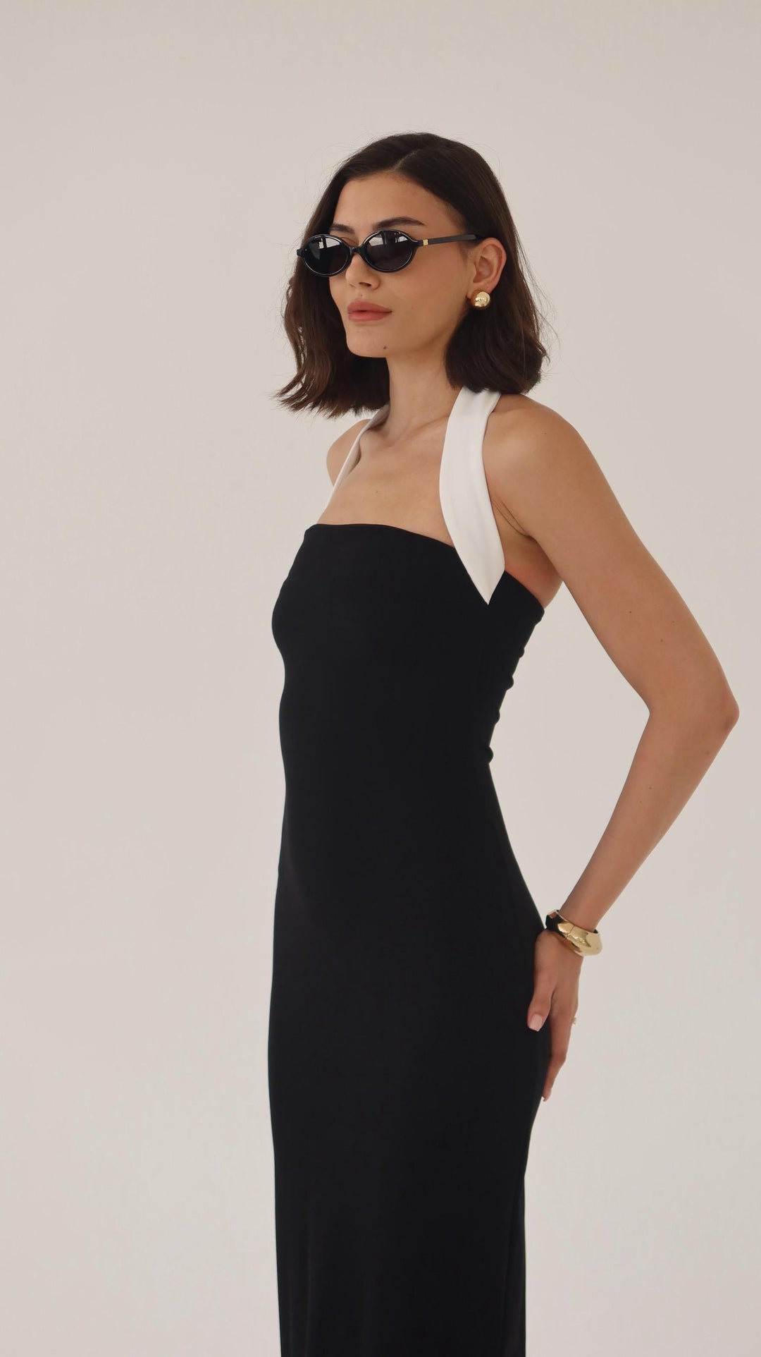 שמלת מודי - לבן