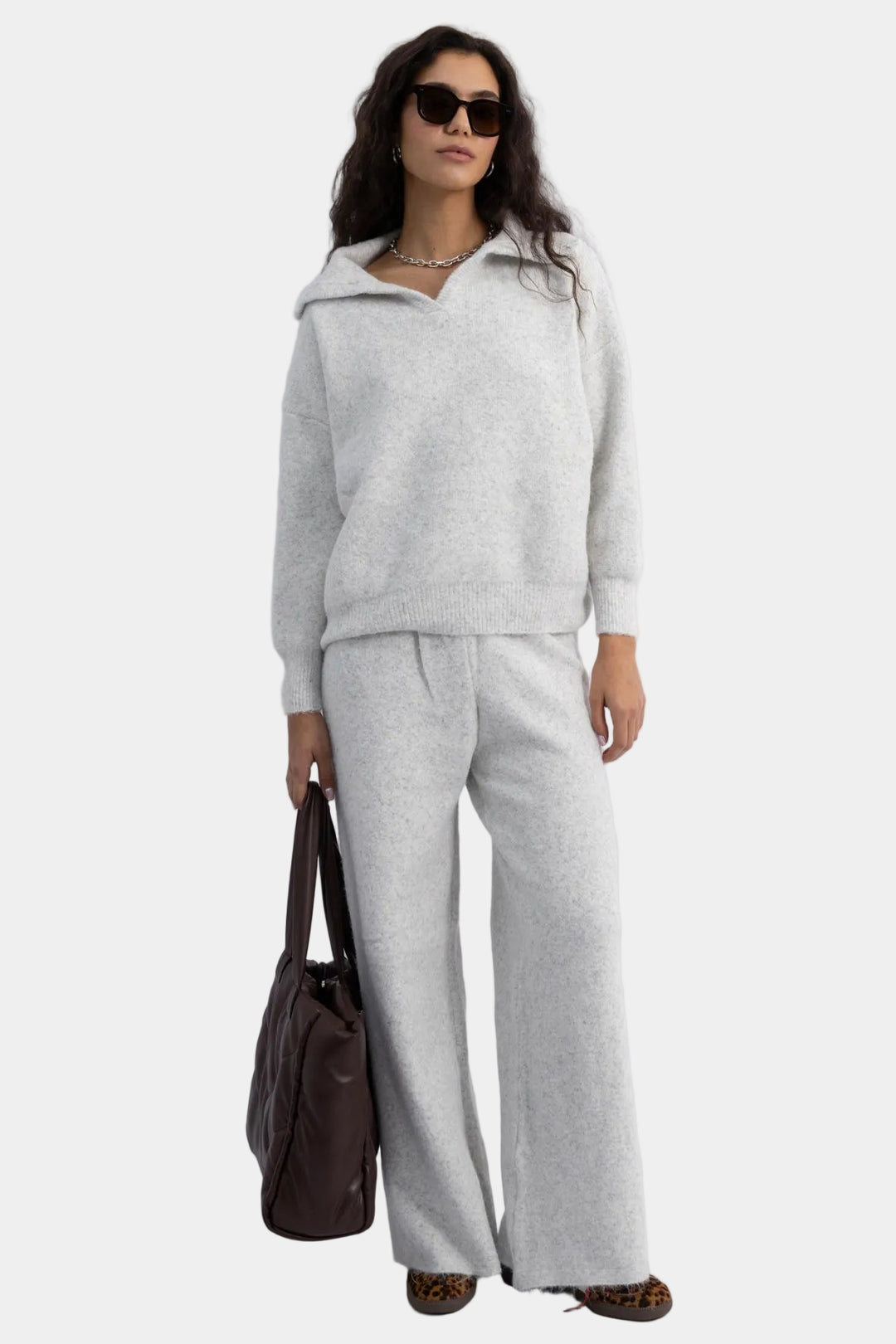 חליפת גוליה- אפור בהיר