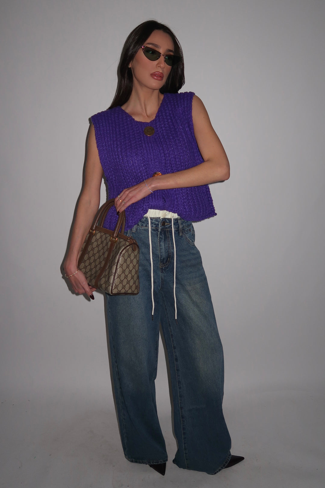 וסט שחף - סגול