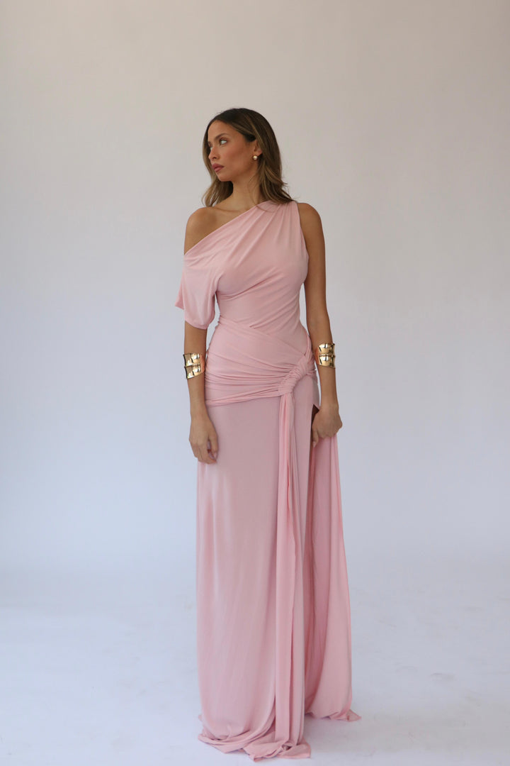 שמלת בל - ורוד