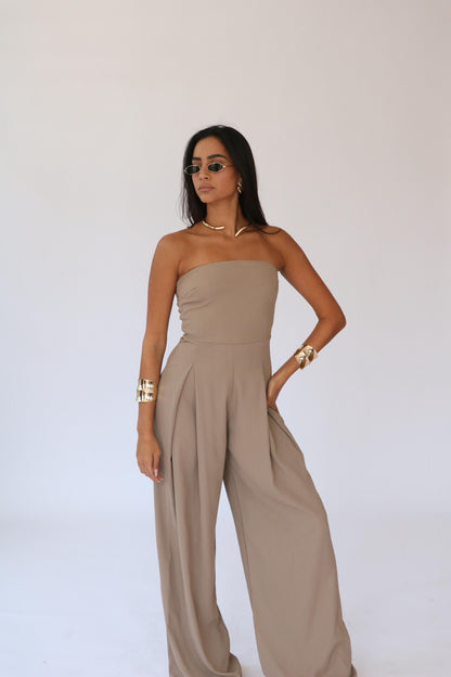 אוברול קארן -לבן