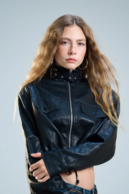 ג׳קט תיאה שחור