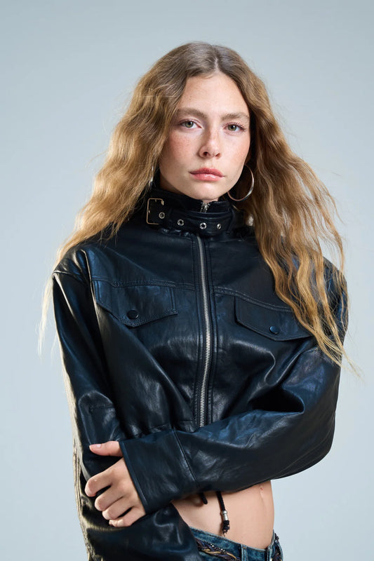 ג׳קט תיאה שחור