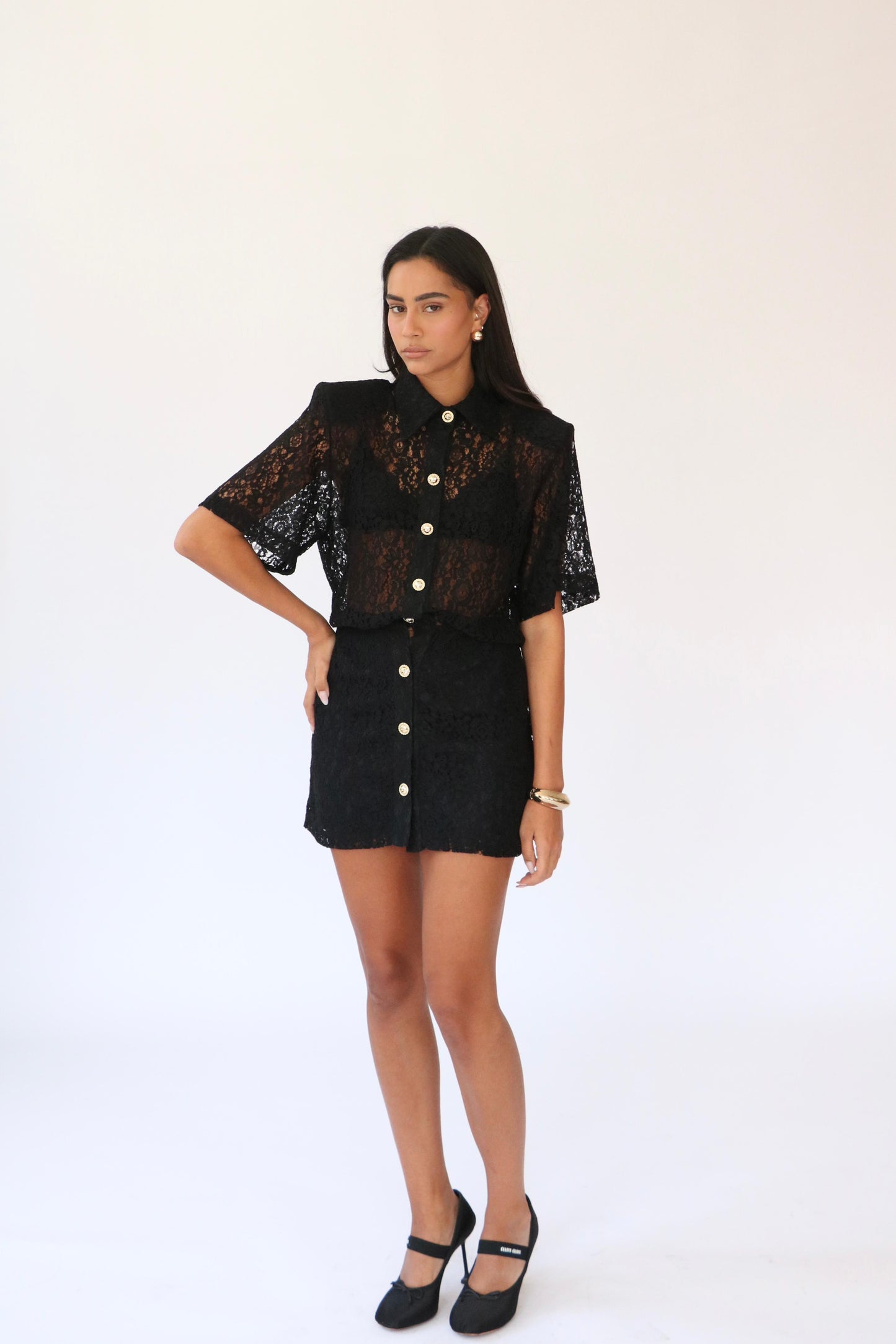 שמלת מלאני -לבן