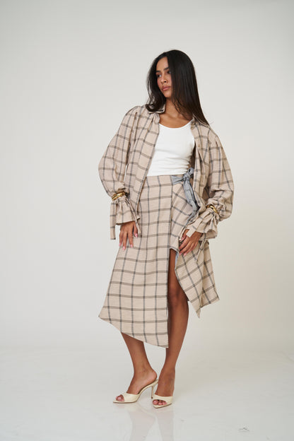 מכופתרת אניטה - אדום