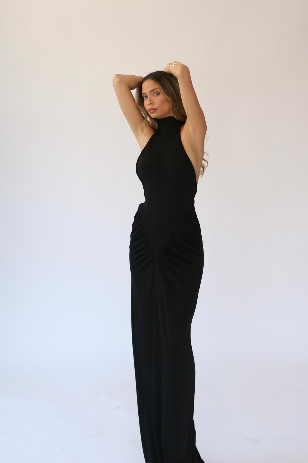 שמלת מוליבר - שחור