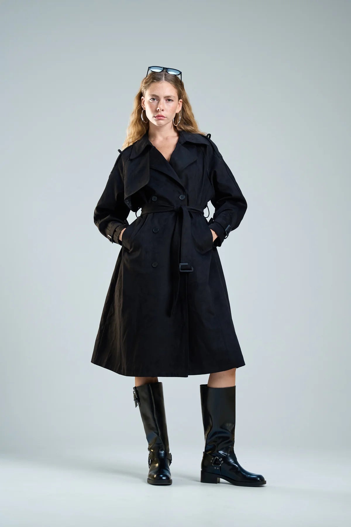 מעיל ניק זמש שחור