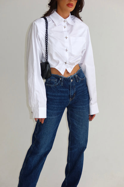 חולצת אנימה - כחול