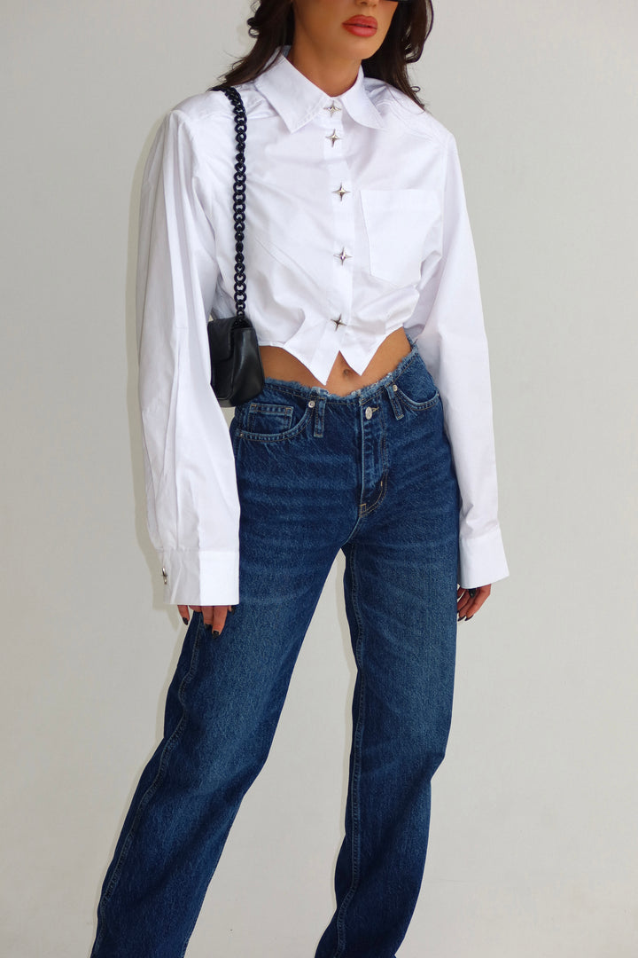 חולצת אנימה - כחול