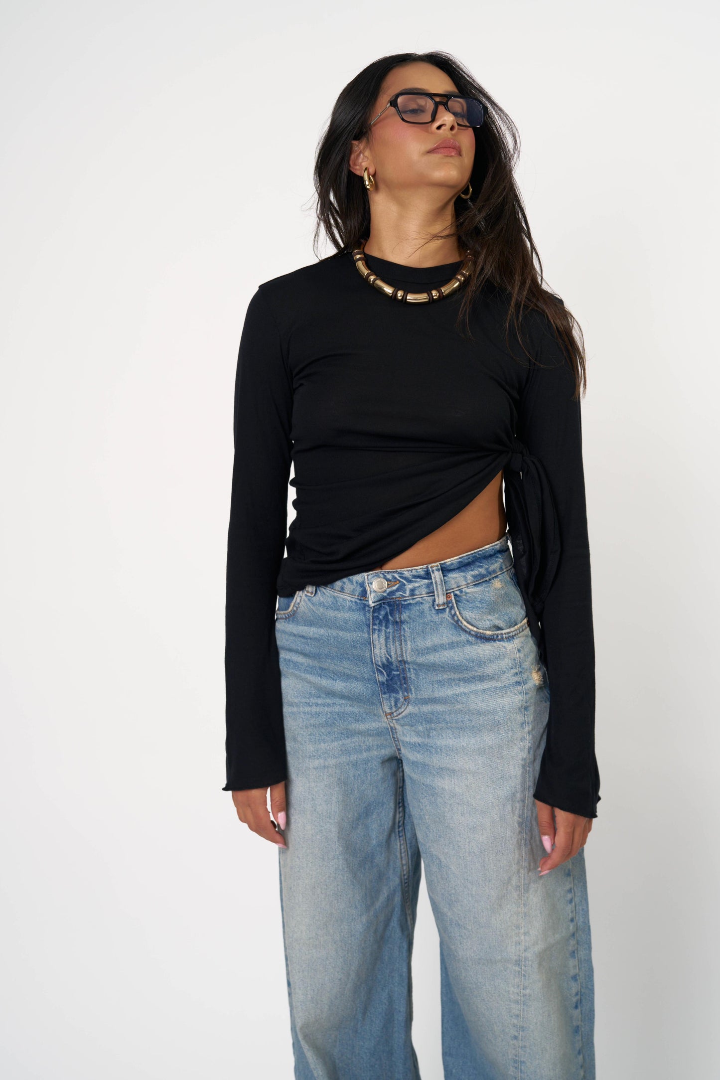 חולצת ארבל - שחור