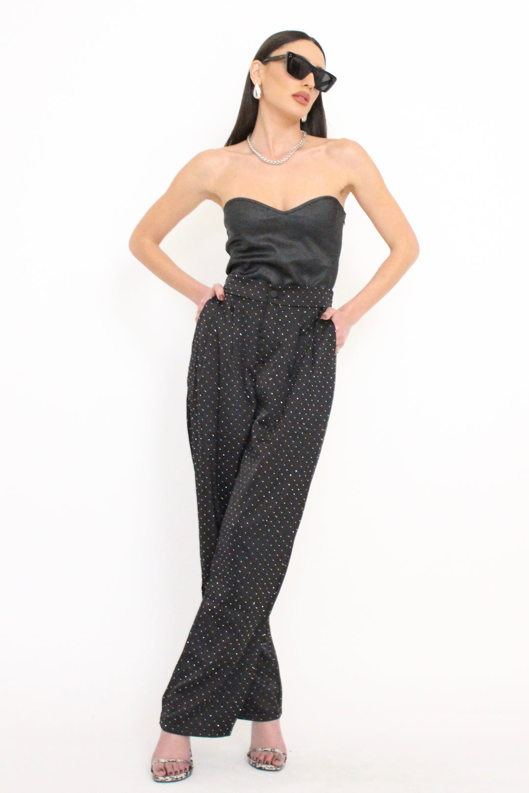 מכנסי גלורי- שחור