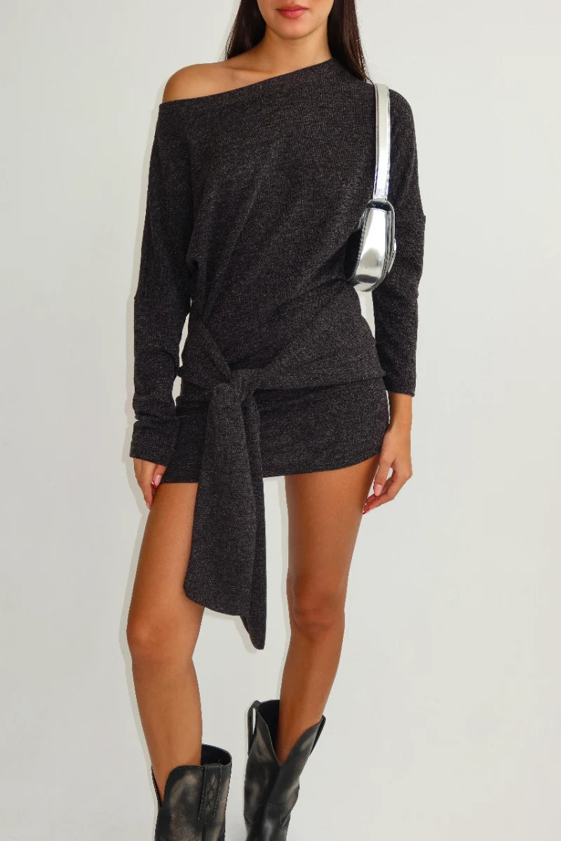 שמלת סטפנו-אפור