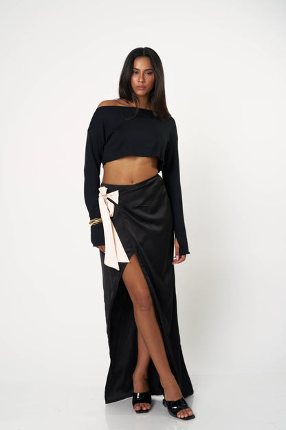 חצאית אנבל - שמנת