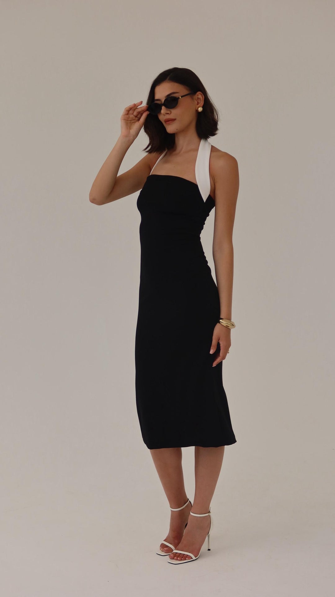 שמלת מודי - לבן