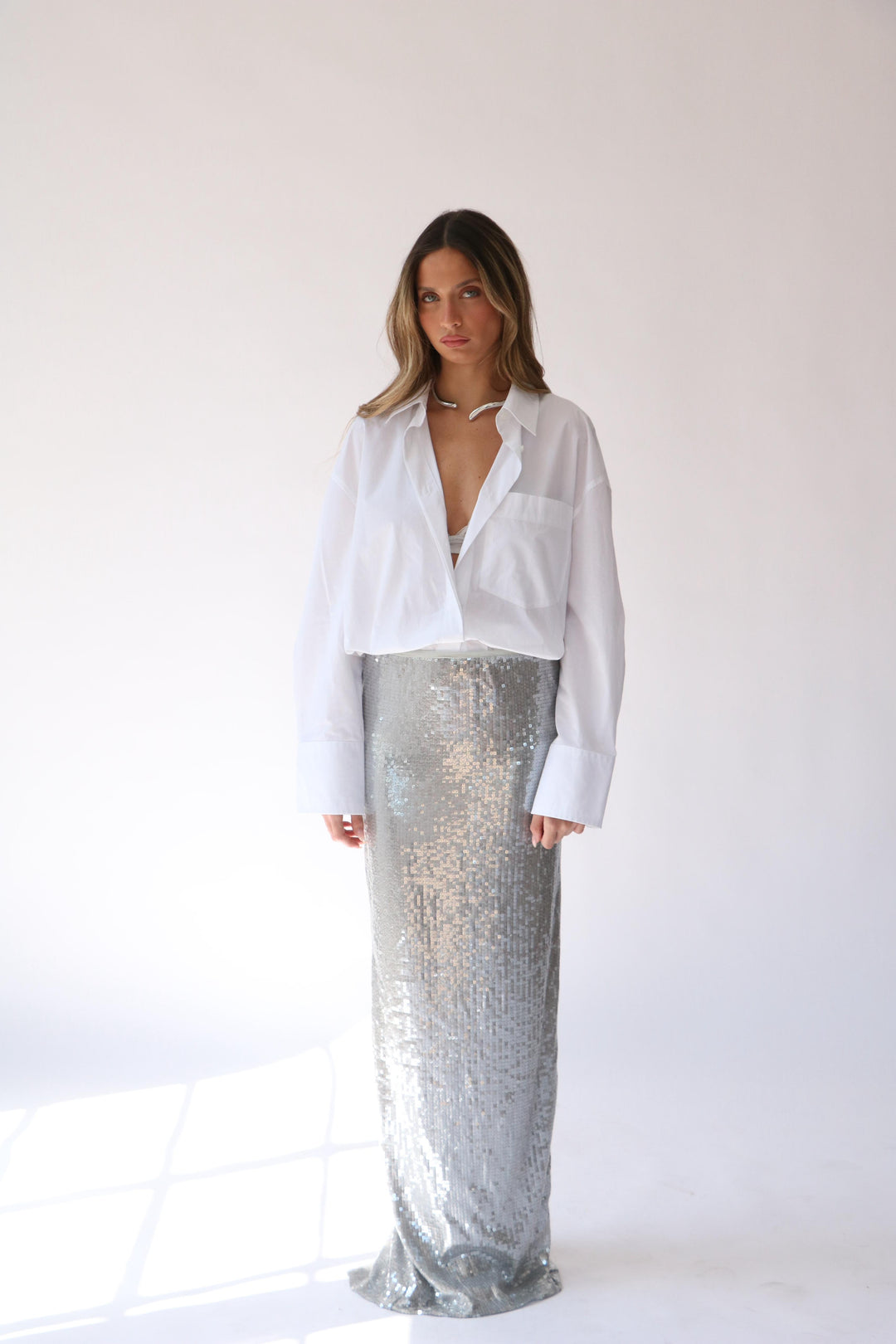 חצאית פייטו -שחור