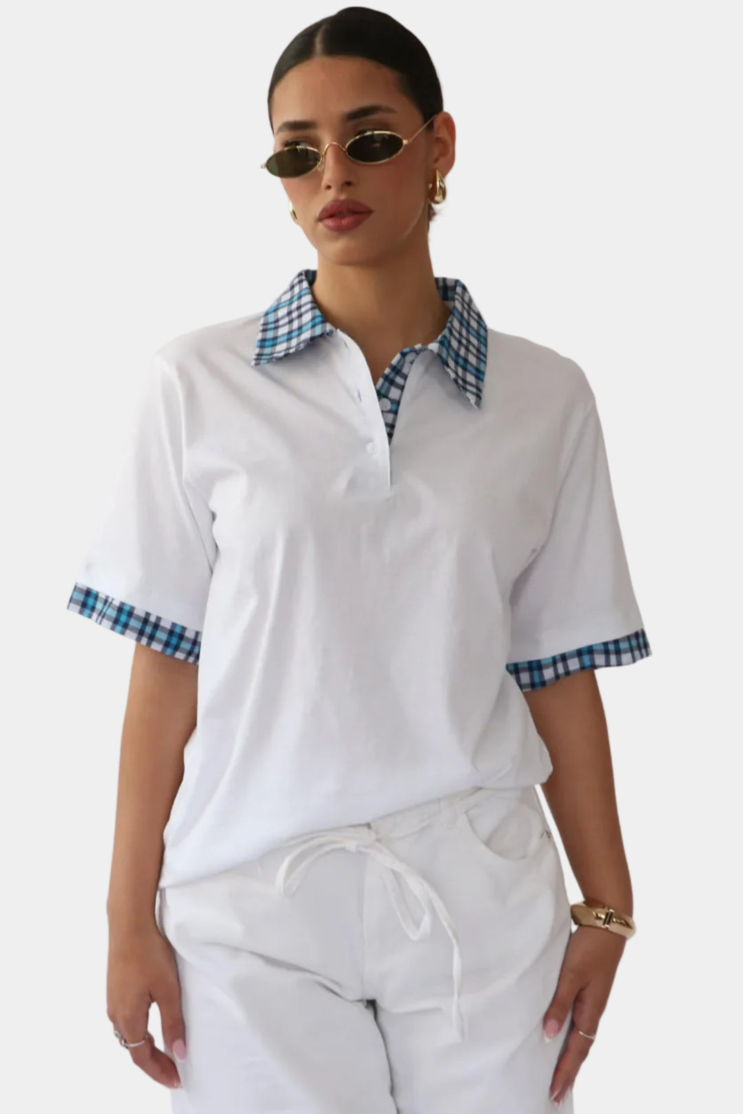 חולצת סיילו - לבן