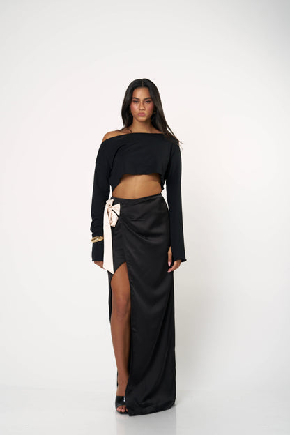 חצאית אנבל - שמנת