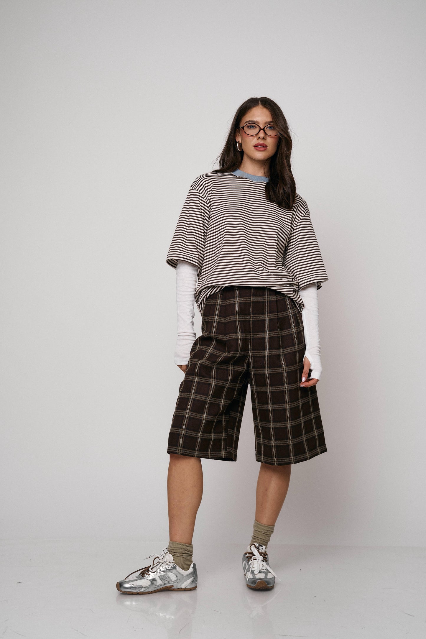 מכנסי ברמודה לונה - כחול