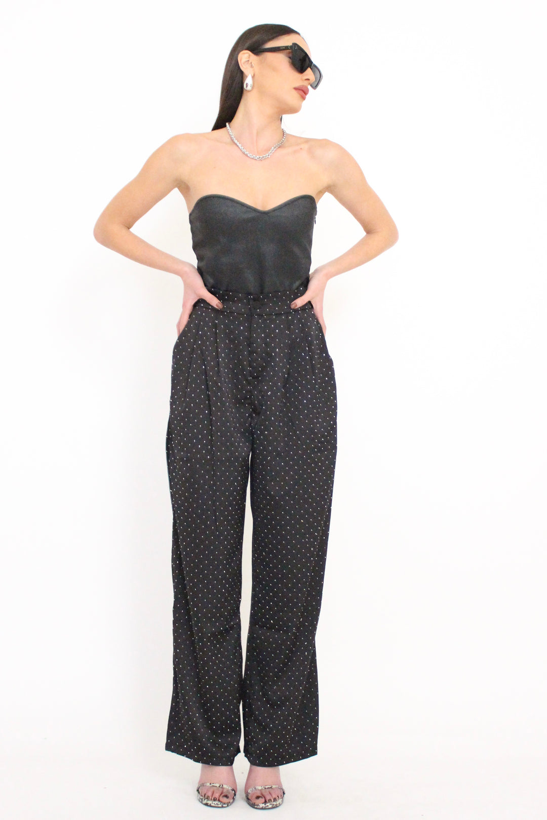 מכנסי גלורי- שחור