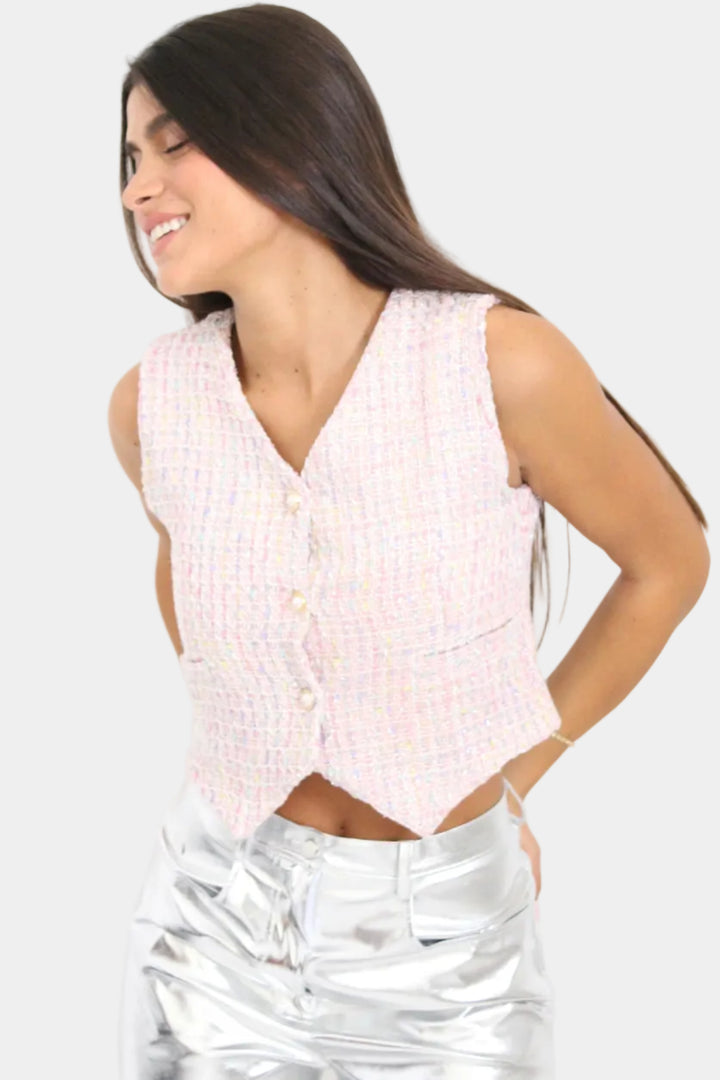 וסט קוקו- ורוד