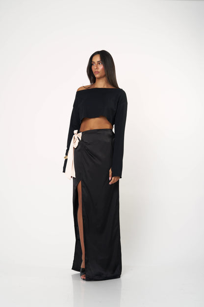 חצאית אנבל - שמנת