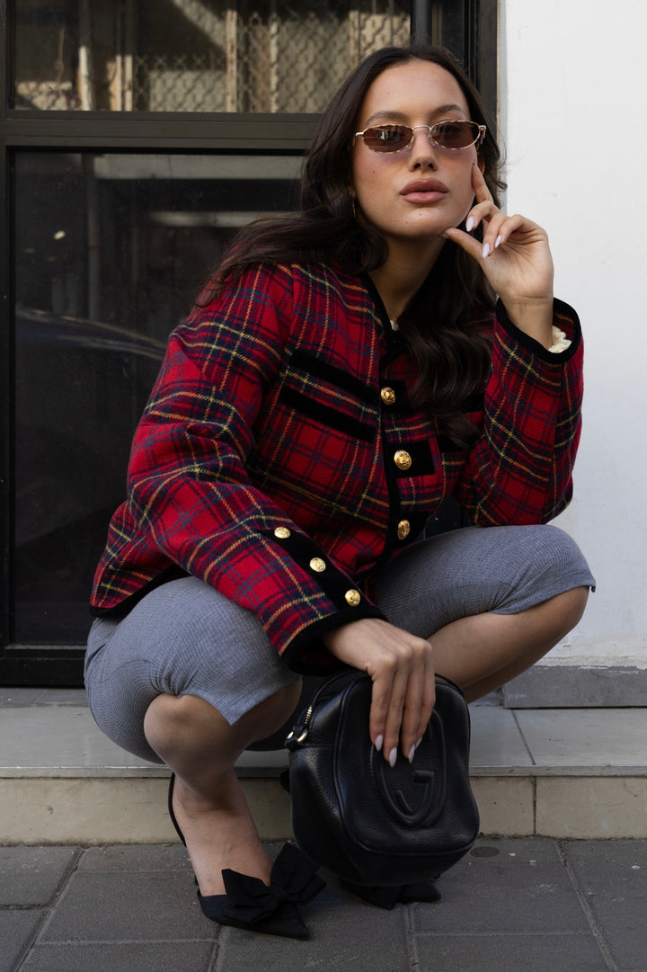 גקט אוליבר - אדום