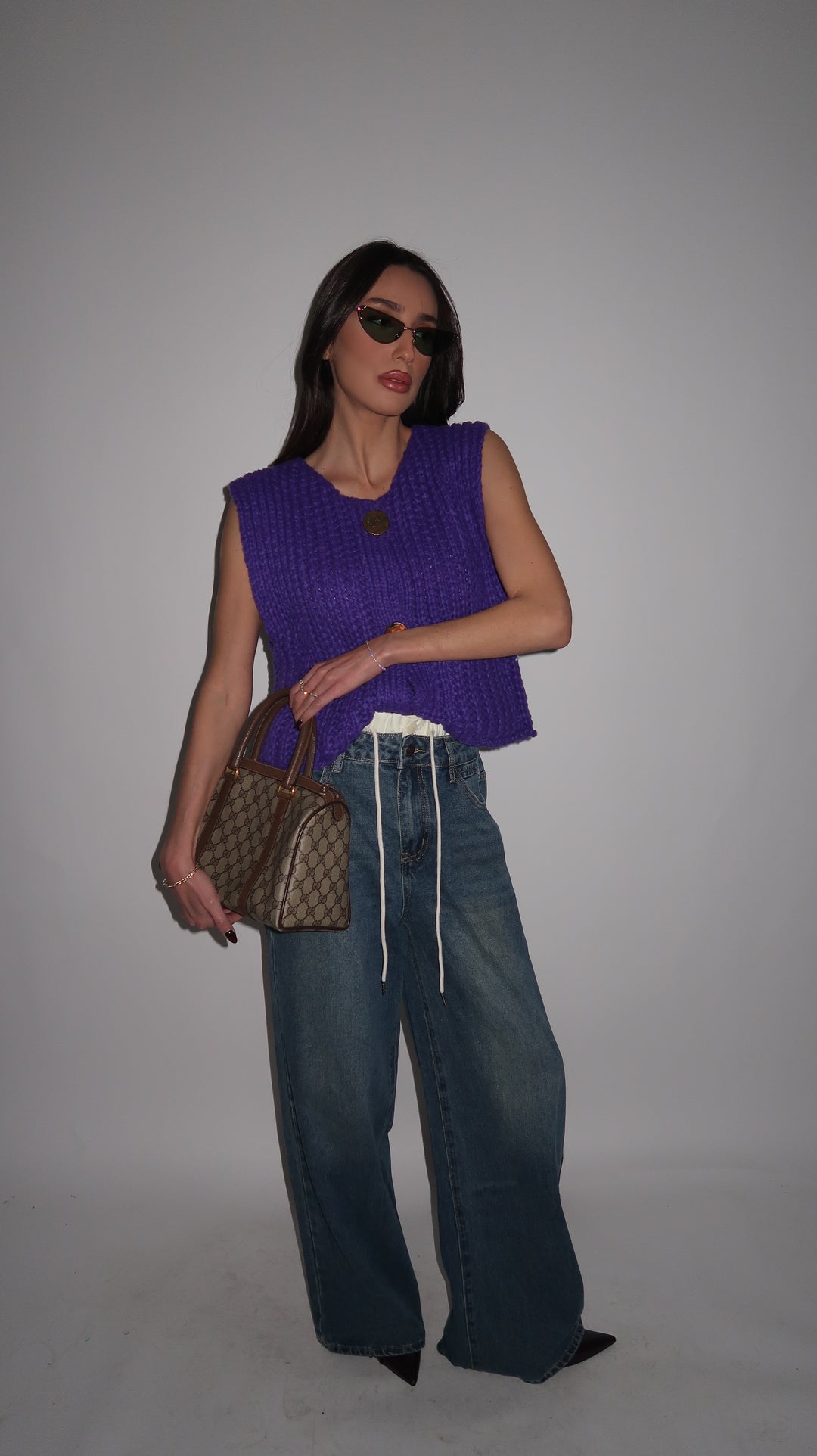 וסט שחף - סגול