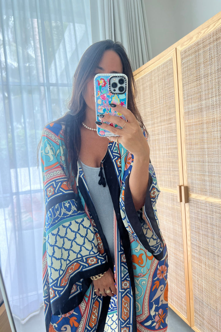 קימונו- כחול