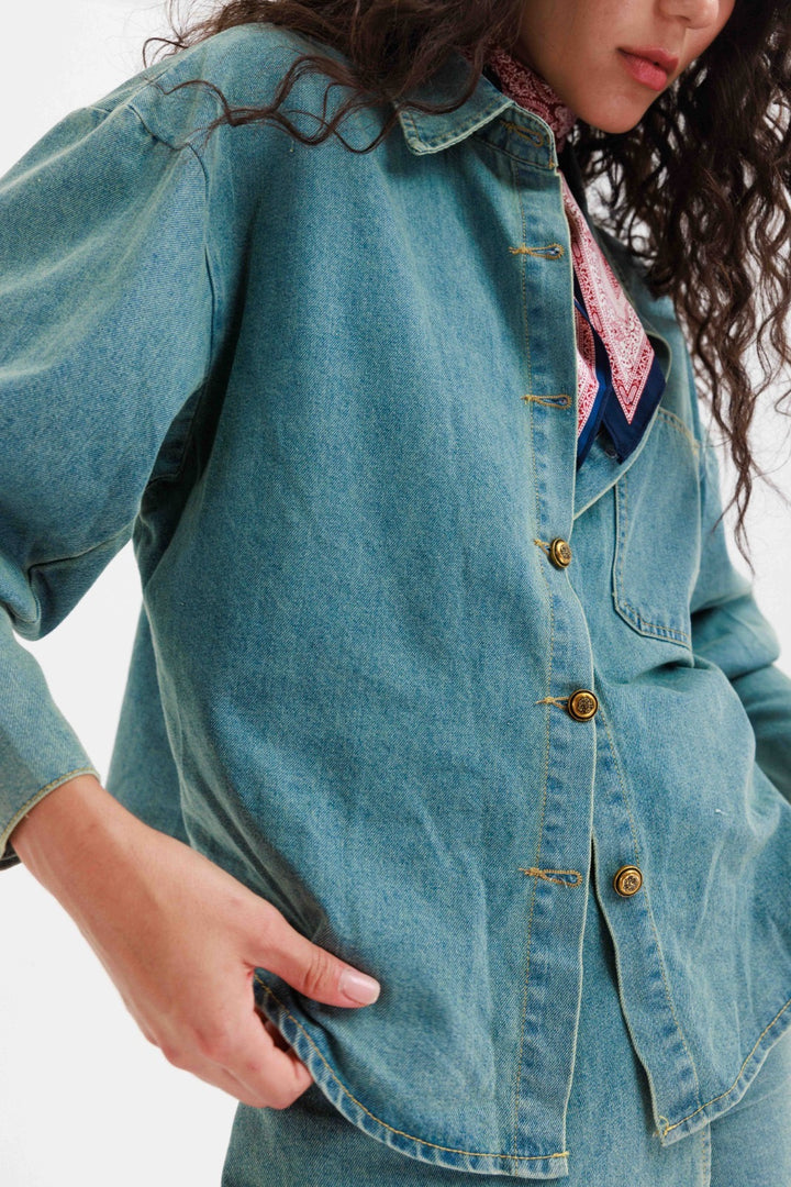 חולצת גינס קארי