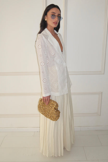 חצאית פליסה אנה EXCLUSIVE