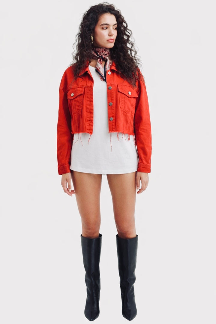 גקט גינס אדום