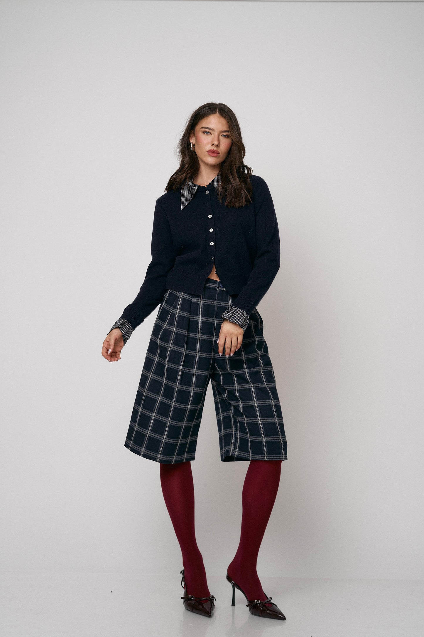 מכנסי ברמודה לונה - כחול