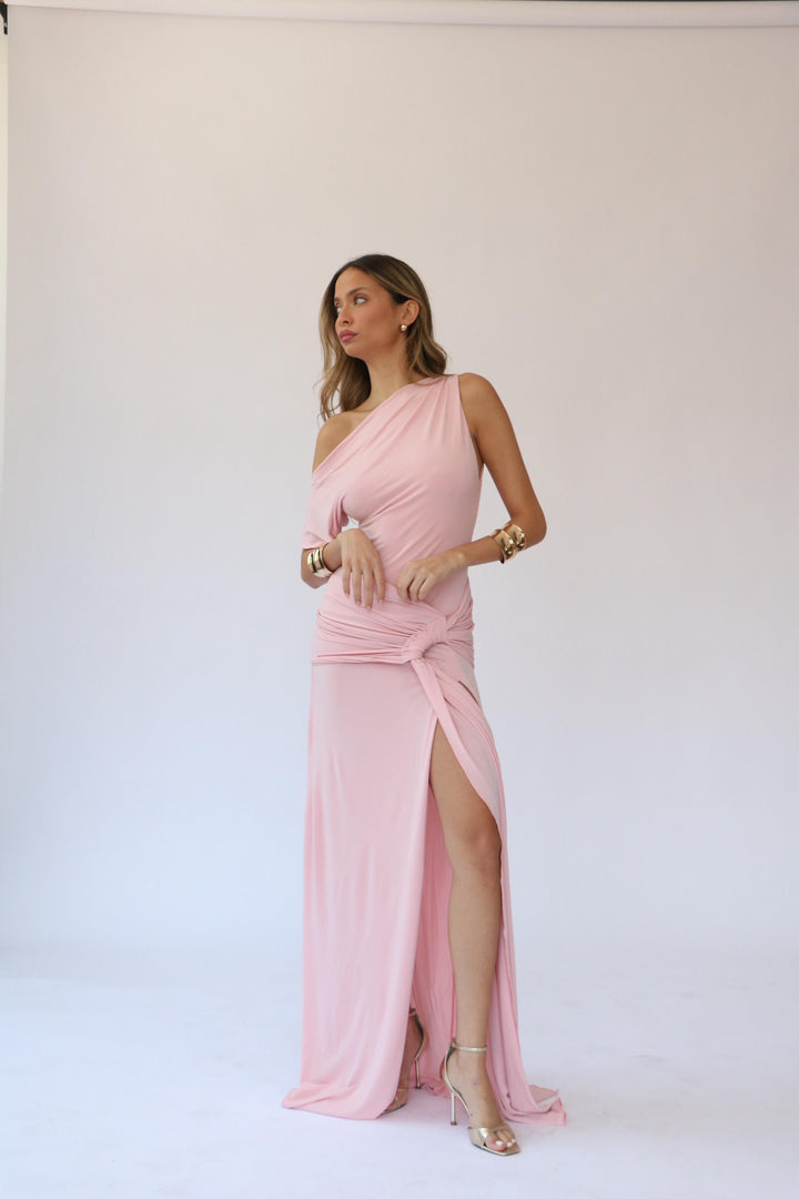 שמלת בל - ורוד