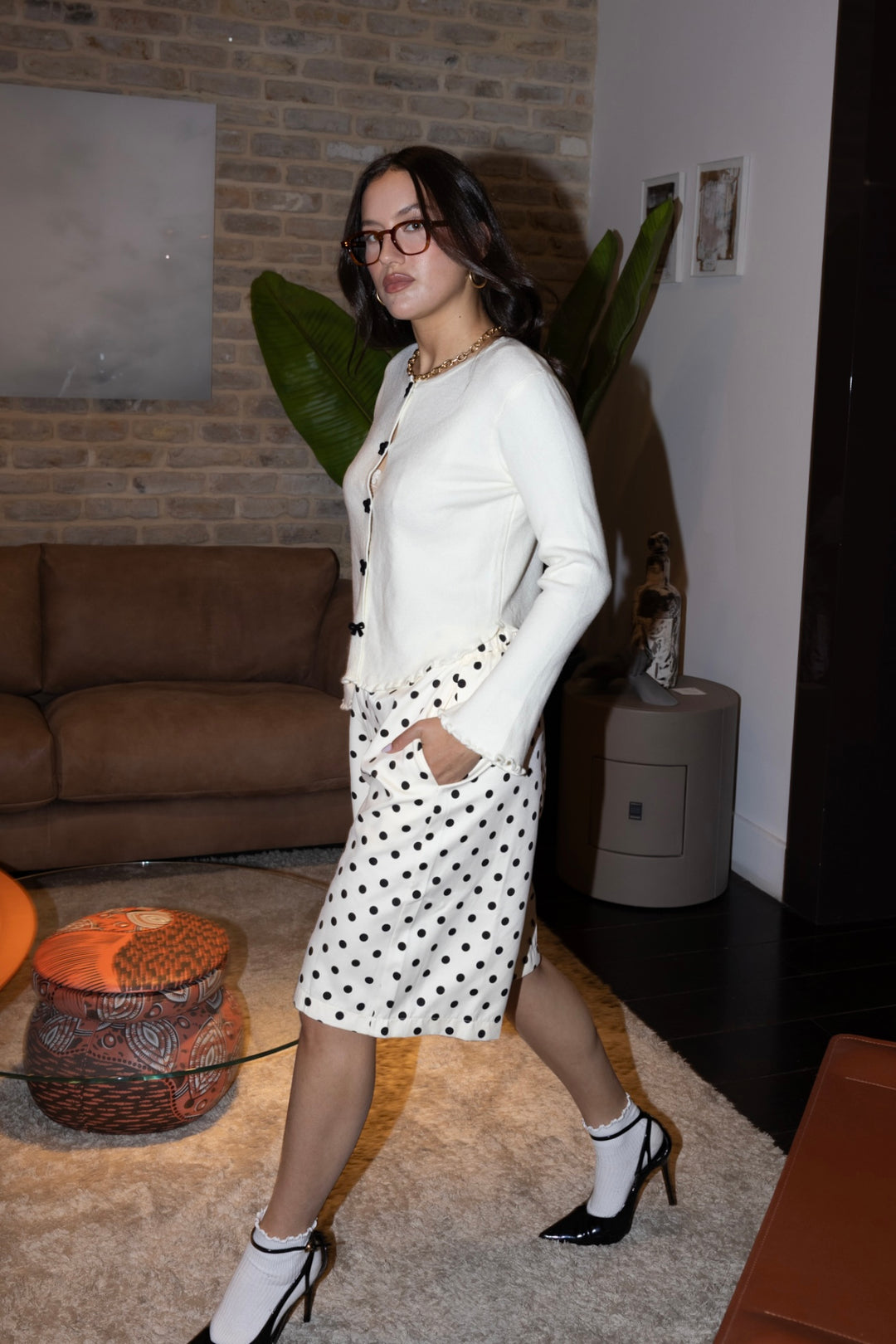 מכנסי ברמודה רוברטס נקודות