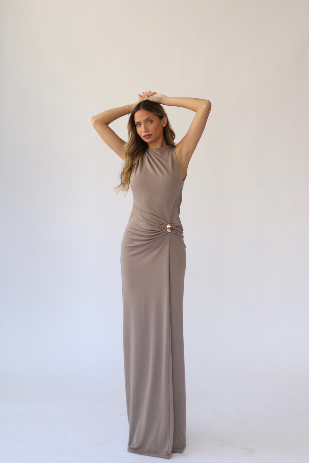 שמלת עדיה - קאמל