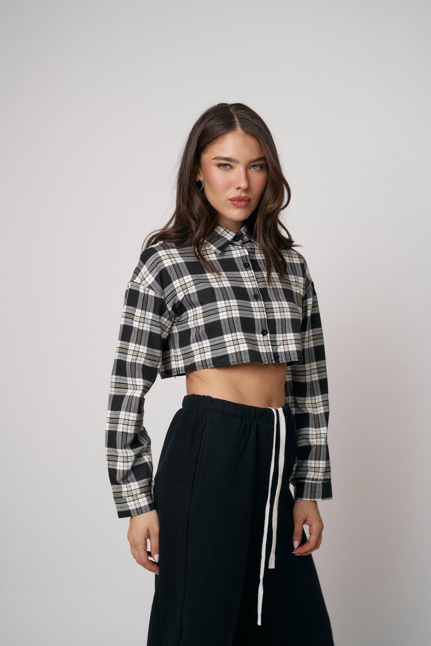 חולצת מוניק  - חרדל