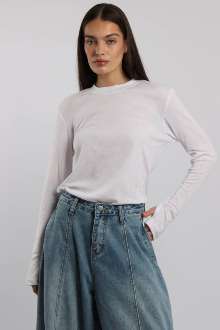 חולצת מאיה - לבן