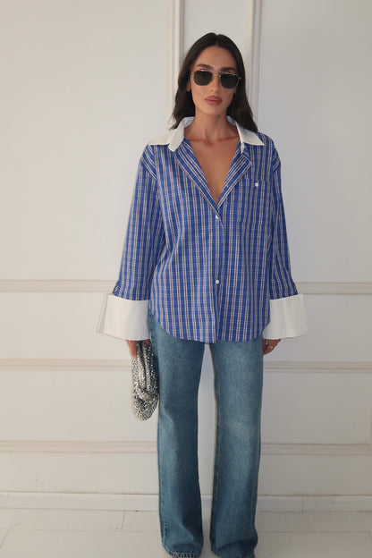 חולצה מכותרת דני - EXCLUSIVE