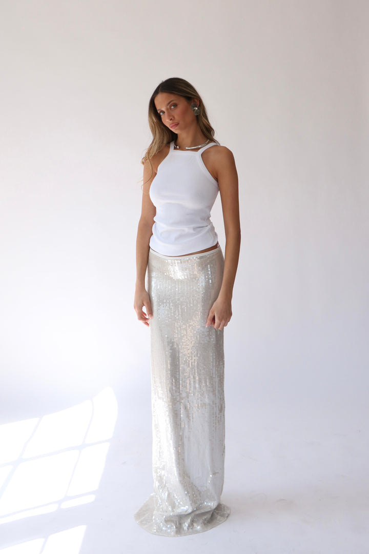 חצאית פייטו -שחור